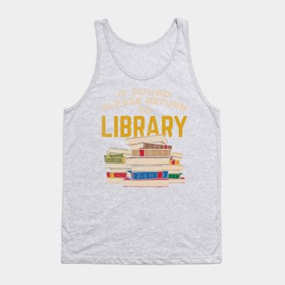 Librarian Books Reading Tank Top Official Librarian Merch