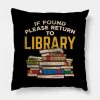 Librarian Books Reading Throw Pillow Official Librarian Merch