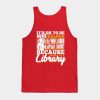 Library Librarian Gift Tank Top Official Librarian Merch