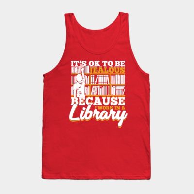 Library Librarian Gift Tank Top Official Librarian Merch