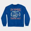 Librarian Im Famous For My Searching Skills Crewneck Sweatshirt Official Librarian Merch