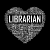 Librarian Love Heart Throw Pillow Official Librarian Merch