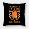 Books Librarian Gift Throw Pillow Official Librarian Merch