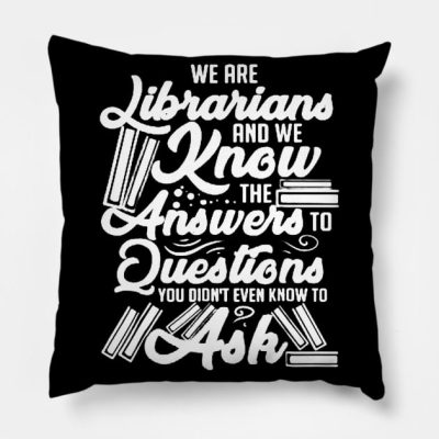 Librarian Minded Throw Pillow Official Librarian Merch