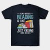 Book Reading Vintage Librarian Bookworm T-Shirt Official Librarian Merch