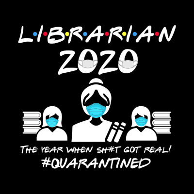 Librarian 2020 The Year When Shit Got Real Tapestry Official Librarian Merch