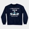 Librarian 2020 The Year When Shit Got Real Crewneck Sweatshirt Official Librarian Merch