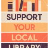 Support Your Local Library Tote Bag Official Librarian Merch