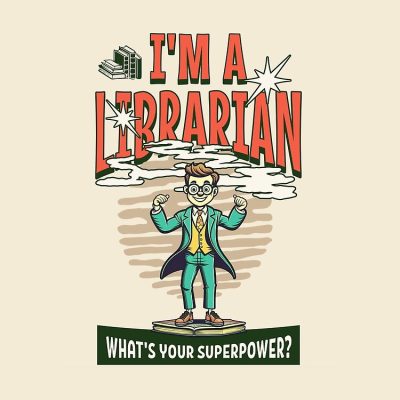 I'M A Librarian. What’S Your Super Power? Best Librarian Gift Tote Bag Official Librarian Merch