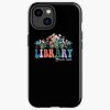 Dream Library Team Librarian Squad Reading Groovy Flower Iphone Case Official Librarian Merch