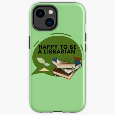 Happy And Lucky To Be A Librarian Iphone Case Official Librarian Merch