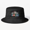 Dream Library Team Librarian Squad Reading Groovy Flower Bucket Hat Official Librarian Merch