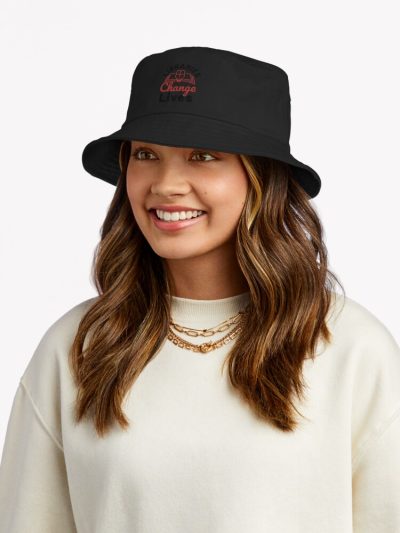 Libraries Change Lives Librarian Library Worker Bucket Hat Official Librarian Merch