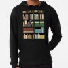 Books Because Reality Is Overrated Hoodie Official Librarian Merch