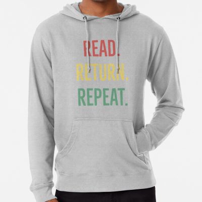 Read Return Repeat Gift For Librarian Hoodie Official Librarian Merch