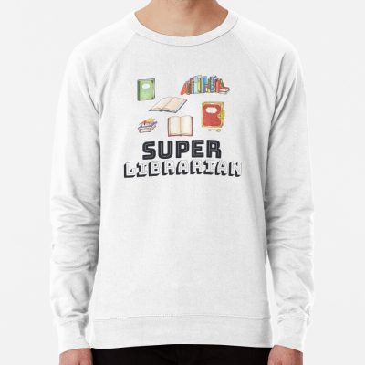 Super Librarian, Book Lovers Sweatshirt Official Librarian Merch