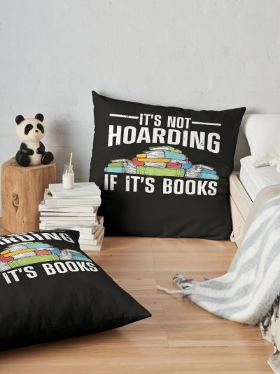 Cool Librarian Art For Men Women Novel Book Nerd Library Throw Pillow Official Librarian Merch