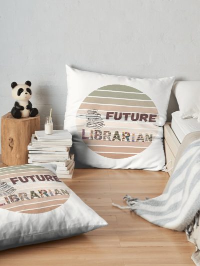 Throw Pillow Official Librarian Merch