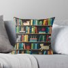 Book Lover Author Librarian Throw Pillow Official Librarian Merch