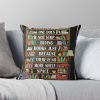 Librarian One Does Not Stop Buying Books Just Because There Is No More Shelf Space Throw Pillow Official Librarian Merch