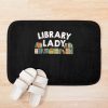 Cool Librarian Art For Men Women Novel Book Nerd Library Bath Mat Official Librarian Merch