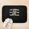 Cool Librarian Art For Men Women Novel Book Nerd Library Bath Mat Official Librarian Merch