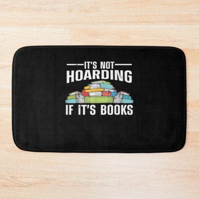 Cool Librarian Art For Men Women Novel Book Nerd Library Bath Mat Official Librarian Merch