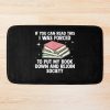 Cool Librarian Art For Men Women Novel Book Nerd Library Bath Mat Official Librarian Merch