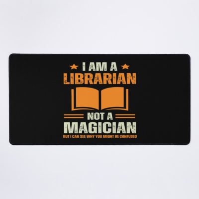 I'M A Librarian, Not A Magician Mouse Pad Official Librarian Merch