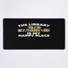 Cool Librarian Art For Men Women Novel Book Nerd Library Mouse Pad Official Librarian Merch