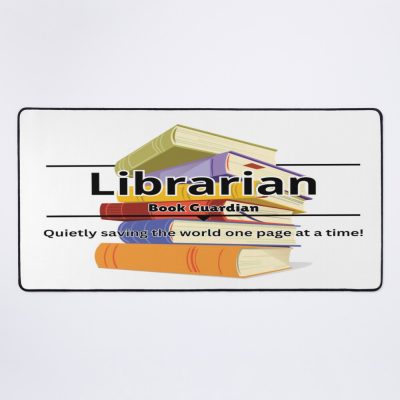 Librarian Funny Designs Mouse Pad Official Librarian Merch