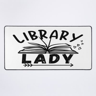 Library Lady Mouse Pad Official Librarian Merch