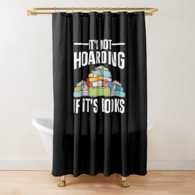 Cool Librarian Art For Men Women Novel Book Nerd Library Shower Curtain Official Librarian Merch