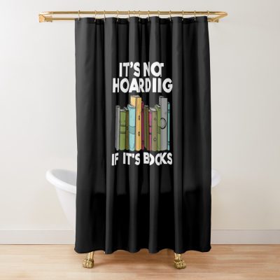 Cool Librarian Art For Men Women Novel Book Nerd Library Shower Curtain Official Librarian Merch