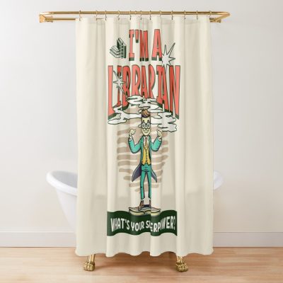 I'M A Librarian. What’S Your Super Power? Best Librarian Gift Shower Curtain Official Librarian Merch