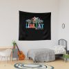 Dream Library Team Librarian Squad Reading Groovy Flower Tapestry Official Librarian Merch