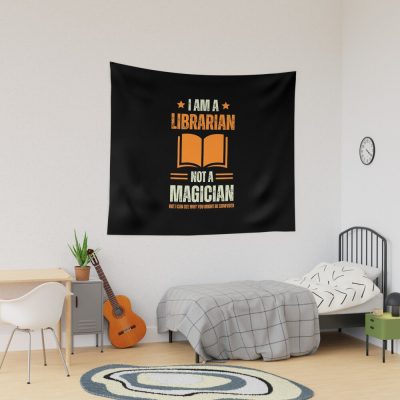 I'M A Librarian, Not A Magician Tapestry Official Librarian Merch