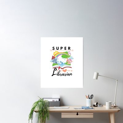 Super Librarian, For Book Lovers Poster Official Cow Anime Merch