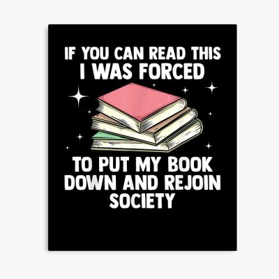 Cool Librarian Art For Men Women Novel Book Nerd Library Poster Official Cow Anime Merch