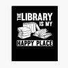 Cool Librarian Art For Men Women Novel Book Nerd Library Poster Official Cow Anime Merch